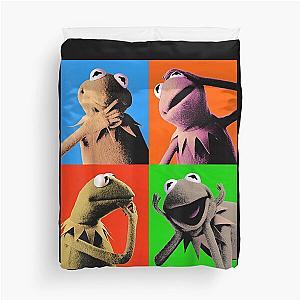 The Muppets Kermit The Frog Pop Art Duvet Cover