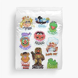 The Muppets Stickers Duvet Cover