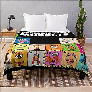 The Muppets Periodic Table Of The Muppets Throw Blanket