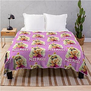 Miss Piggy - The Muppets Fan Art Throw Blanket