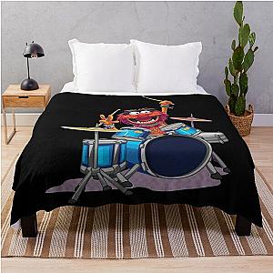 Animal Drummer The Muppets Show Throw Blanket