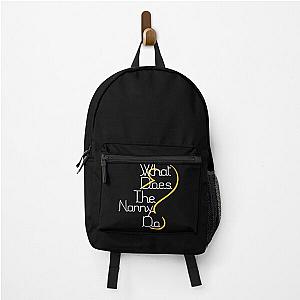 What Does The Nanny Do, Nanny, Babysitter, Funny Backpack