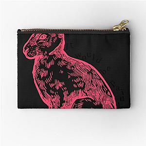 The National quot Pink Rabbits quot Zipper Pouch