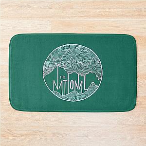 The National line art   Bath Mat