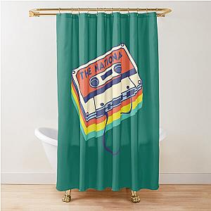 The National Band Logo Cassette Deck   Shower Curtain