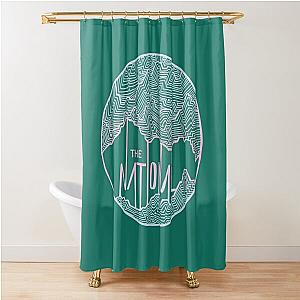 The National line art   Shower Curtain