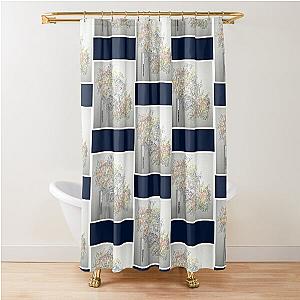 The National high violet Shower Curtain