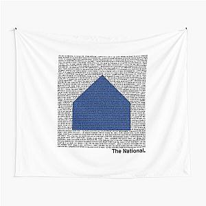 The National (Band) Logo (Sleep Well Beast) and Lyrics (Black) Tapestry