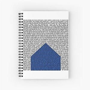 The National (Band) Logo (Sleep Well Beast) and Lyrics Spiral Notebook