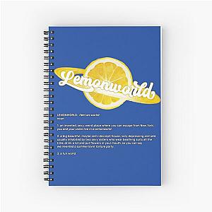 The National (Band) - Lemonworld Meaning (High Violet) Spiral Notebook