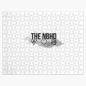 The Neighbourhood NBHD I love you logo  clouds  1 Jigsaw Puzzle