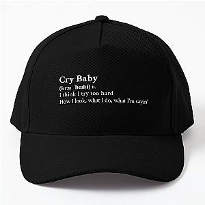 Cry Baby by The Neighbourhood Band Rock Aesthetic Quote Black Baseball Cap