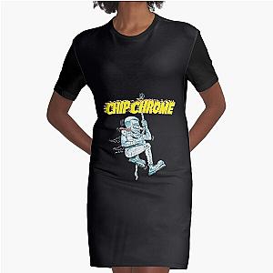 The Neighbourhood Chip Chrome Mic Swing Sticker Graphic T-Shirt Dress