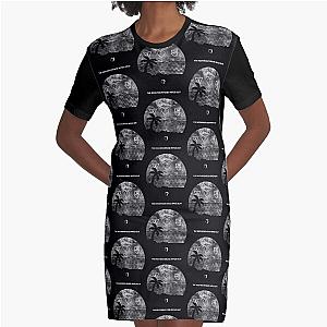  The Neighbourhood-Wiped Out Sweater Sports Drawstring   Graphic T-Shirt Dress