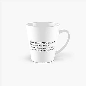 Sweater Weather by The Neighbourhood Band Rock Aesthetic Quote Tall Mug