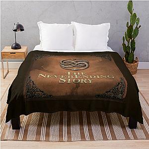 The Neverending Story Book Auryn Cover Throw Blanket