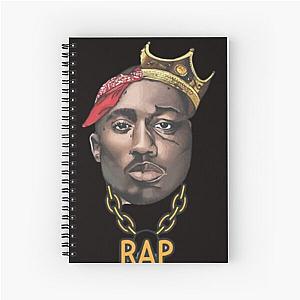 Tupac and the Notorious B.I.G. 2pac and Biggie Rap Kings Spiral Notebook