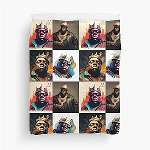 Polychromatic Portrait of The Notorious B.I.G Duvet Cover