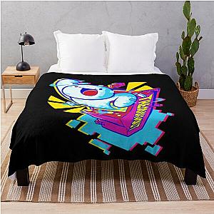 The Odd One Out retro throw blanket