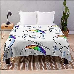 The Odd One Out Throw Blanket