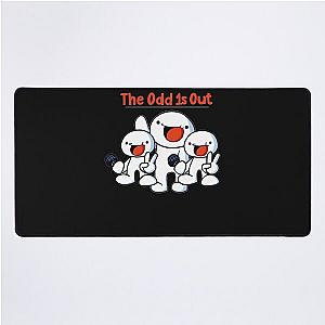 The Odd One Out funny art Desk Mat
