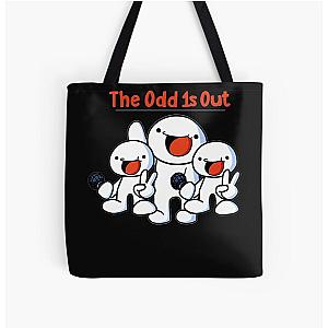 The Odd One Out funny art Tote Bag