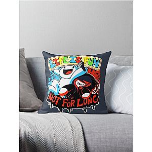 TheOdd1sOut life is fun Throw Pillow