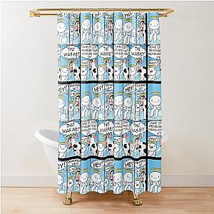 THEODD1SOUT COMIC Shower Curtain