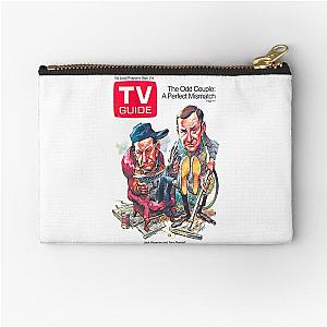 The Odd Couple T-Shirt1972 TV Guide Odd Couple cover T-Shirt-by The Pop Fan Shop!- Zipper Pouch