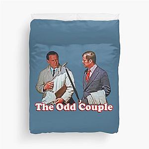 Retro Throwback The Odd Couple Felix and Oscar Tribute Duvet Cover