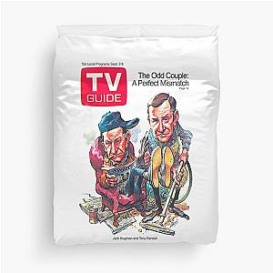 The Odd Couple T-Shirt1972 TV Guide Odd Couple cover T-Shirt-by The Pop Fan Shop!- Duvet Cover