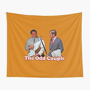 Retro Throwback The Odd Couple Felix and Oscar Tribute Tapestry