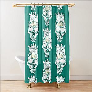 Skull - Ixnay on the Hombre - The Offspring - White Version Shower Curtain