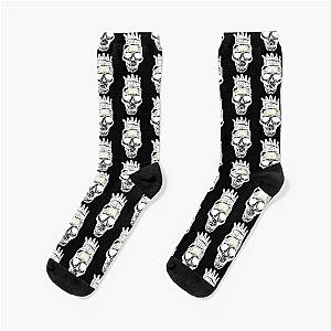 Skull - Ixnay on the Hombre - The Offspring - White Version Socks