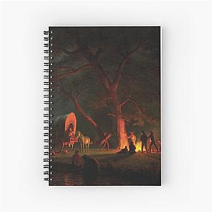 The Oregon Trail by Albert Bierstadt  Spiral Notebook