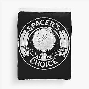 Spacer's Choice Distressed White Logo The Outer Worlds  Duvet Cover