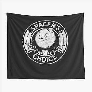 Spacer's Choice Distressed White Logo The Outer Worlds  Tapestry