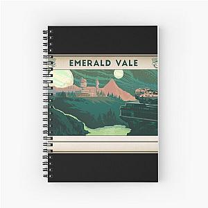 Outer Worlds Emerald Vale Spiral Notebook