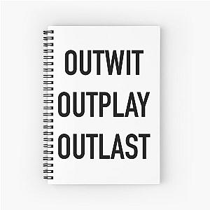 Survivor Outwit Outplay Outlast Spiral Notebook