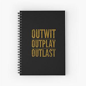 Classic Outwit Outplay Outlast Spiral Notebook