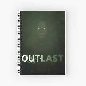 Outlast scary video game poster Spiral Notebook