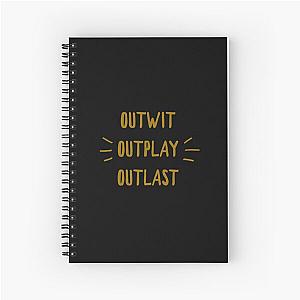 Classic Outwit Outplay Outlast Spiral Notebook