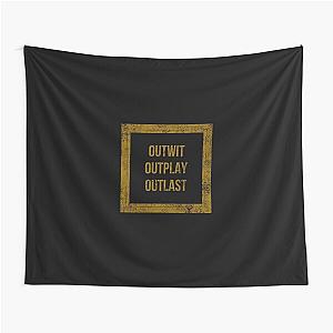 Classic Outwit Outplay Outlast Tapestry