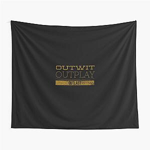 Classic Outwit Outplay Outlast Tapestry