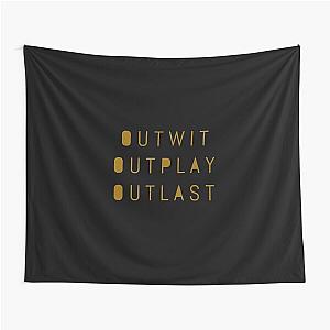 Classic Outwit Outplay Outlast Tapestry