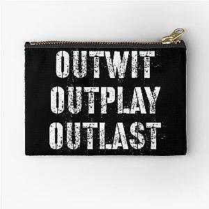 Outwit outplay outlast Zipper Pouch