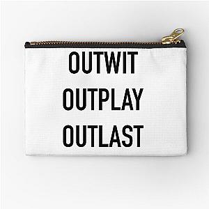 Survivor Outwit Outplay Outlast Zipper Pouch