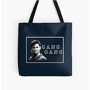 Theo Von 'Gang Gang' Sticker  All Over Print Tote Bag RB3107