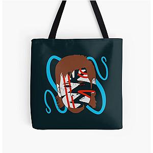 Theo Von Space Tribal Sticker  All Over Print Tote Bag RB3107