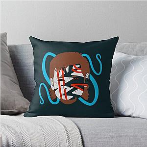 Theo Von Space Tribal Sticker  Throw Pillow RB3107